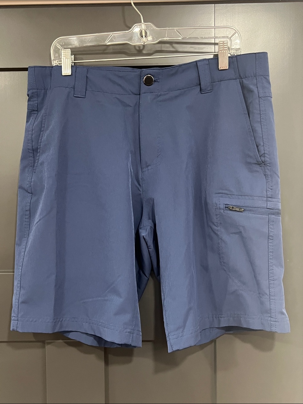 ZeroXposur Men's Hybrid Shorts in Slate Blue